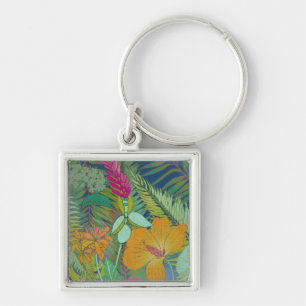 Tropical Tapestry II Key Ring