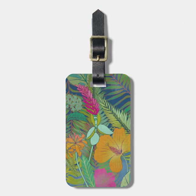 Tropical Tapestry II Luggage Tag (Front Vertical)
