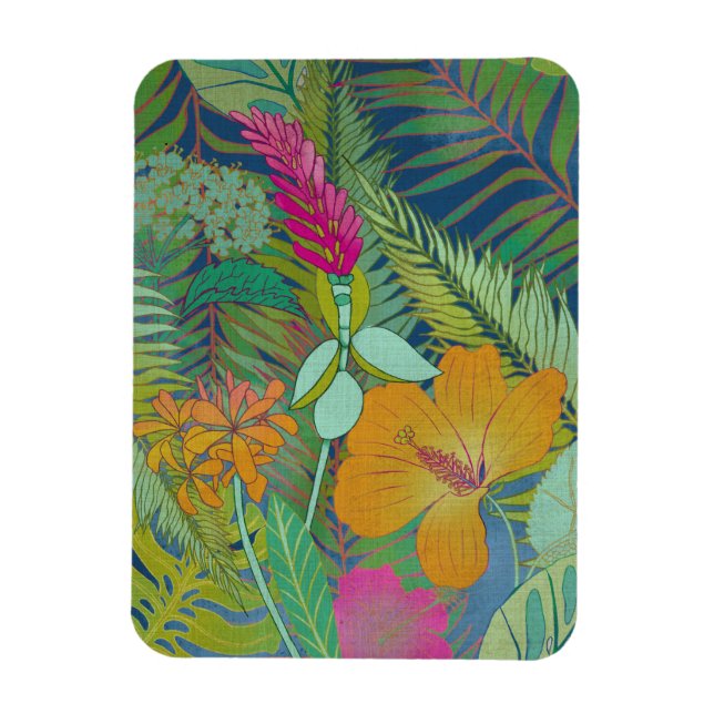 Tropical Tapestry II Magnet (Vertical)