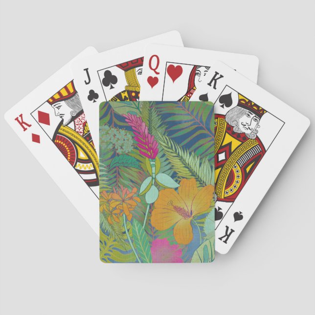 Tropical Tapestry II Playing Cards (Back)