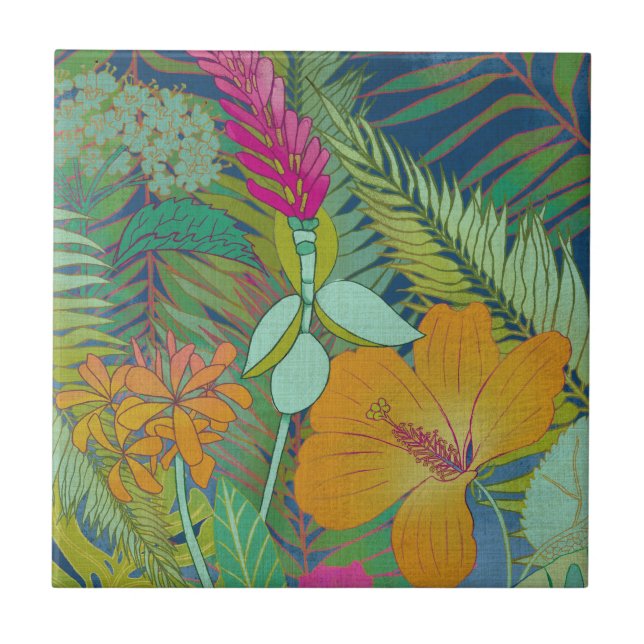 Tropical Tapestry II Tile (Front)