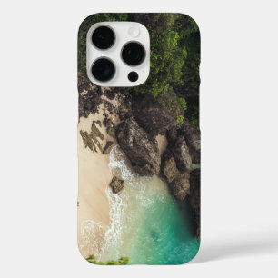 Tropical Teal Cove with Rock & Idyllic Beach iPhone 16 Pro Case