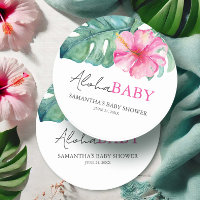 Tropical Theme Girl Baby Shower