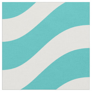 Tropical Tide Nautical Wave Pattern Fabric