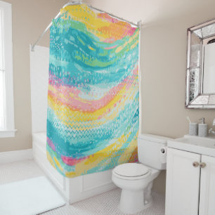 Tropical Tide Pool Dreams Shower Curtain