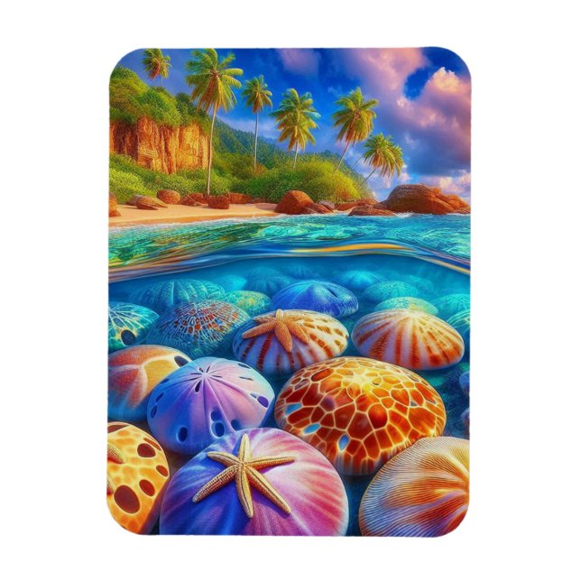 Tropical Tide Treasures Magnet (Vertical)