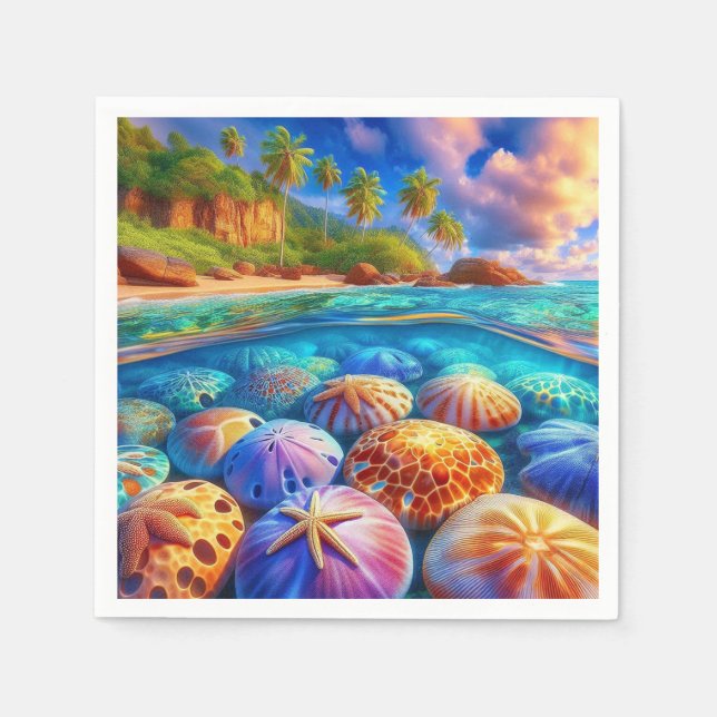 Tropical Tide Treasures Napkin (Front)