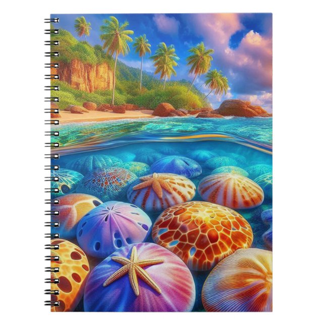 Tropical Tide Treasures Notebook (Front)
