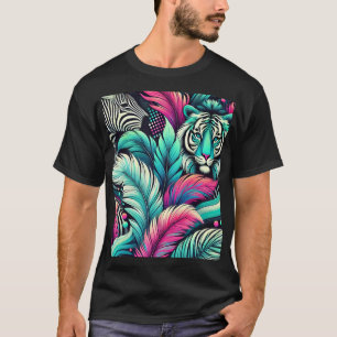 Tropical Tiger T-Shirt – Vibrant Jungle Design
