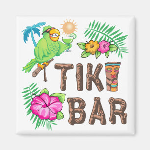 TROPICAL TIKI BAR MAGNET