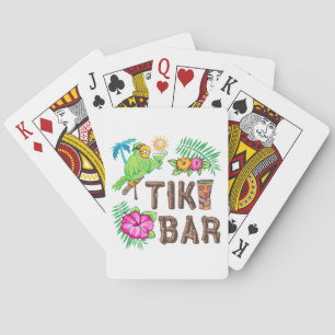 TROPICAL TIKI BAR PLAYING CARDS