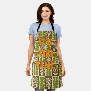 Tropical Tiki Bar Tiki Time Apron