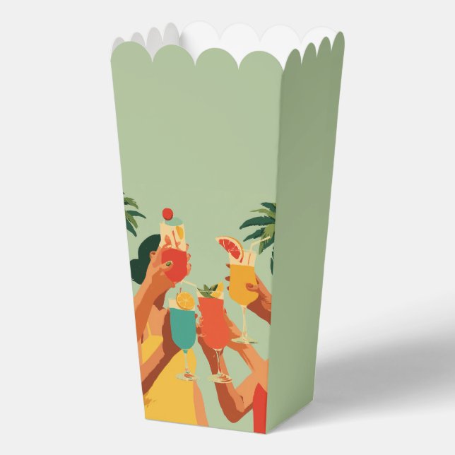 Tropical Toast to Bride-to-Be Favour Box (Back)