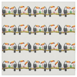 Tropical Toco Toucan Talk Fabric