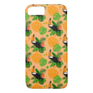 Tropical Toucan Bird Seamless Pattern iPhone 8/7 Case