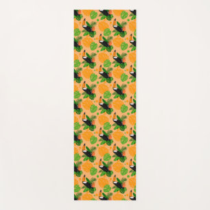 Tropical Toucan Bird Seamless Pattern Yoga Mat