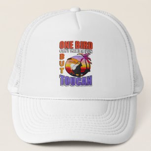Tropical Toucan Bird Vintage Funny Toucan Bird Pun Trucker Hat