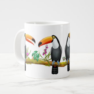 Tropical Toucan Birds Jumbo Mug