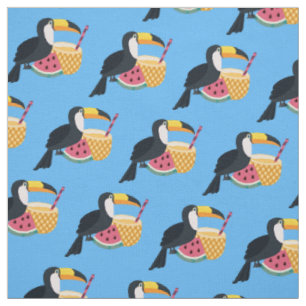 Tropical Toucan custom colour fabric