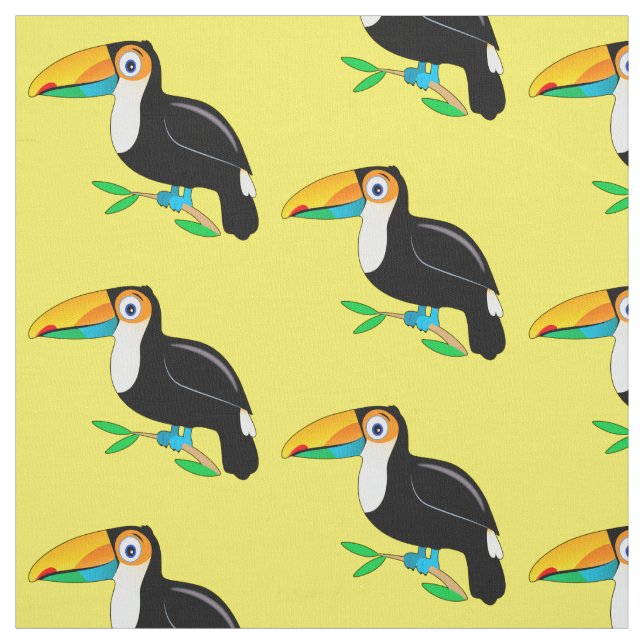 Tropical Toucan Fabric (Swatch)