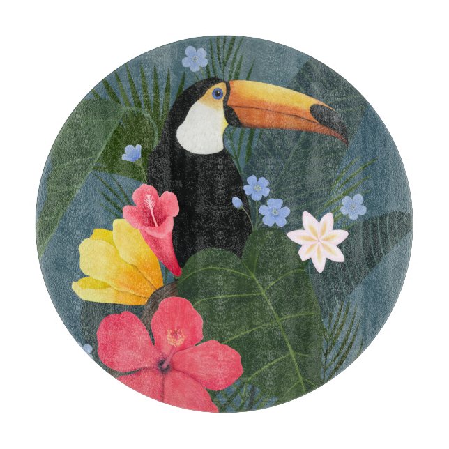 Tropical Toucan in the Wilderness Cutting Board (Front)