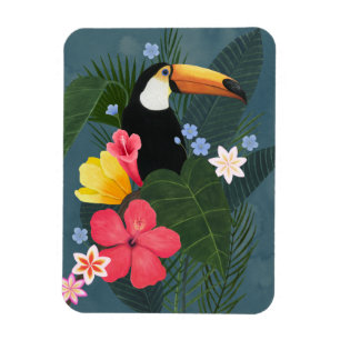 Tropical Toucan in the Wilderness Magnet