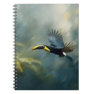 Tropical Toucan Jungle Flight Art Notebook