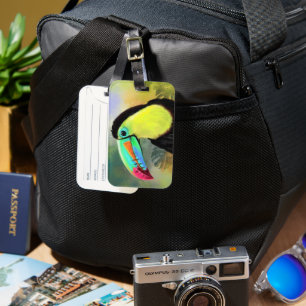 Tropical Toucan Luggage Tag