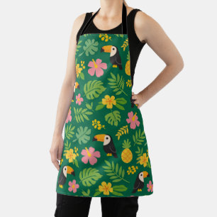 Tropical Toucan Paradise  Apron