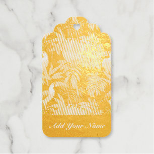 Tropical Toucan Pattern Gift Tags