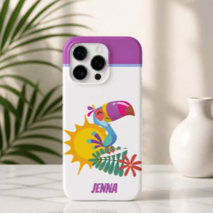 Tropical Toucan Personalised iPhone 16 Pro Max Case