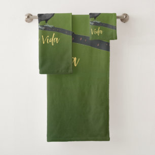 Tropical Toucan Pura Vida Design Towel Set