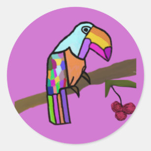 Tropical Toucan Stickers