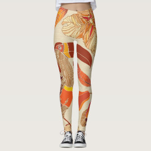 Tropical Toucans: Exotic Seamless Design Leggings