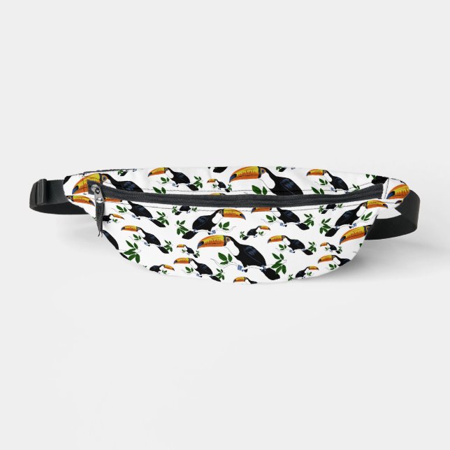 Tropical Toucans - Playful Jungle Bum Bags (Front)