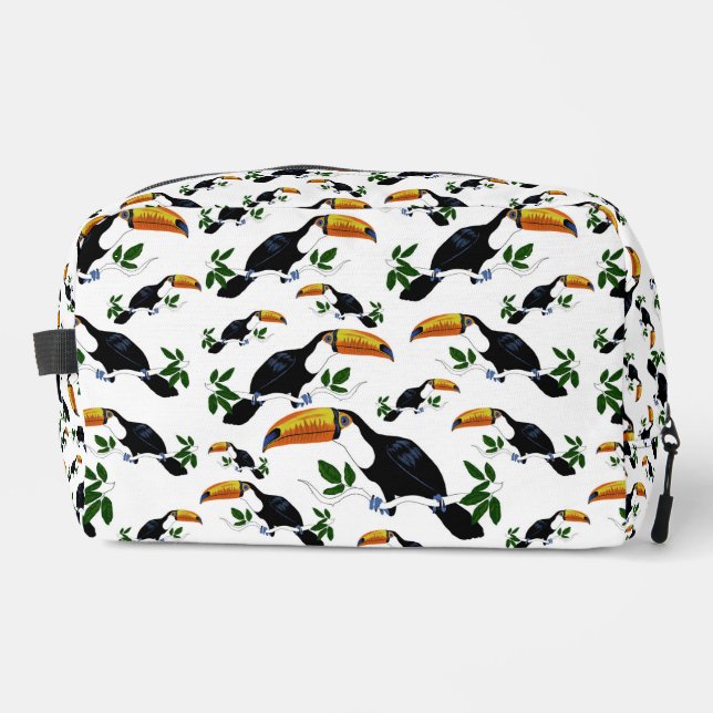 Tropical Toucans - Playful Jungle Dopp Kit (Front)