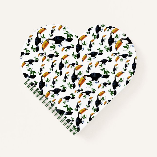 Tropical Toucans - Playful Jungle Notebook (Front)