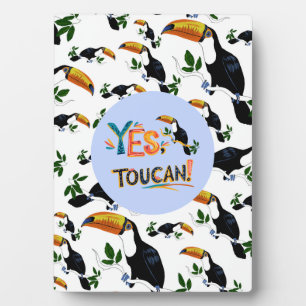 Tropical Toucans - Playful Jungle Plaque