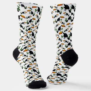 Tropical Toucans - Playful Jungle Socks