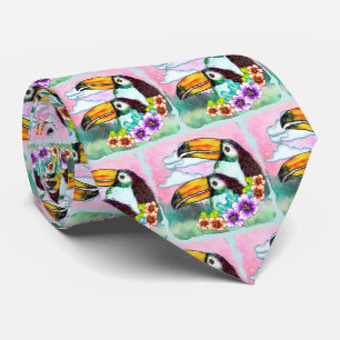 Tropical Toucans  Tie