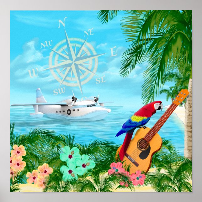 Tropical Travels Poster (Front)