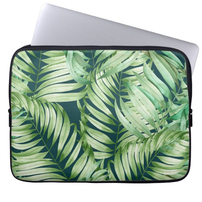 Tropical Tree Art Laptop Sleeve (Front)