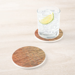 Tropical Tree Bark Nature Photo Coaster