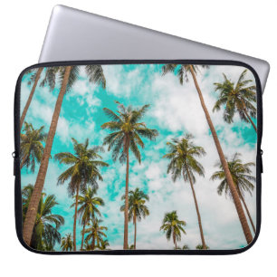 Tropical trees laptop sleeve