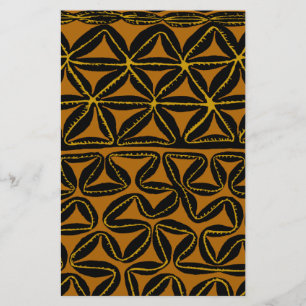 Tropical Tribal South Seas Tapa Stationery