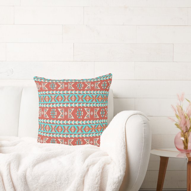 Tropical Tribal Summer Cushion (Couch)