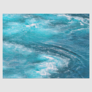 Tropical Turquoise Caribbean Ocean Cruise Photo Tissue Paper