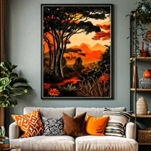 Tropical Twilight Canvas Print
