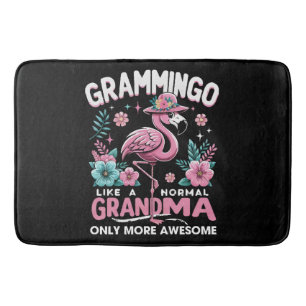 Tropical Twilight Flamingo Bath Mat