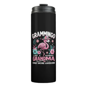 Tropical Twilight Flamingo Thermal Tumbler
